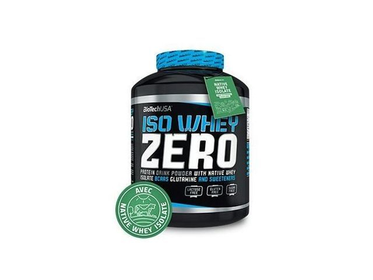 Iso Whey Zero poudre de protéine isolat, sans lactose